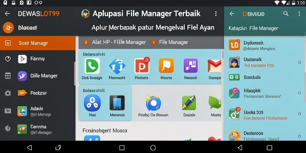 Tampilan antarmuka DEWASLOT99 yang user-friendly dan modern.
