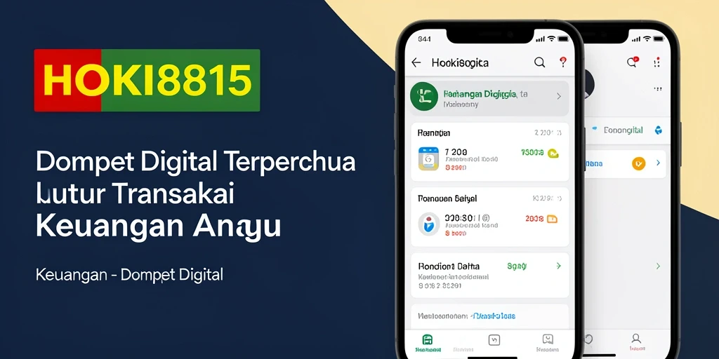 Antarmuka HOKI8815 yang modern dan intuitif untuk Dompet Digital.