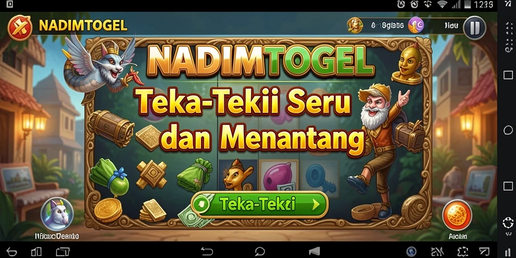 Antarmuka pengguna <strong>NADIMTOGEL</strong> yang menawan dan intuitif.