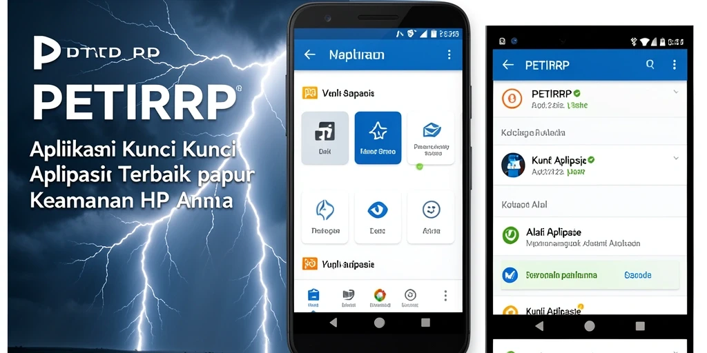 Antarmuka pengguna PETIRRP yang intuitif dan mudah digunakan.