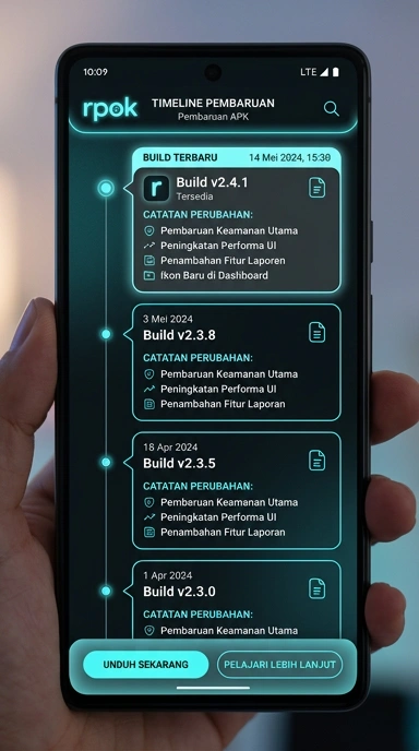 Riwayat Versi rpok: Pembaruan dan Fitur Terbaru